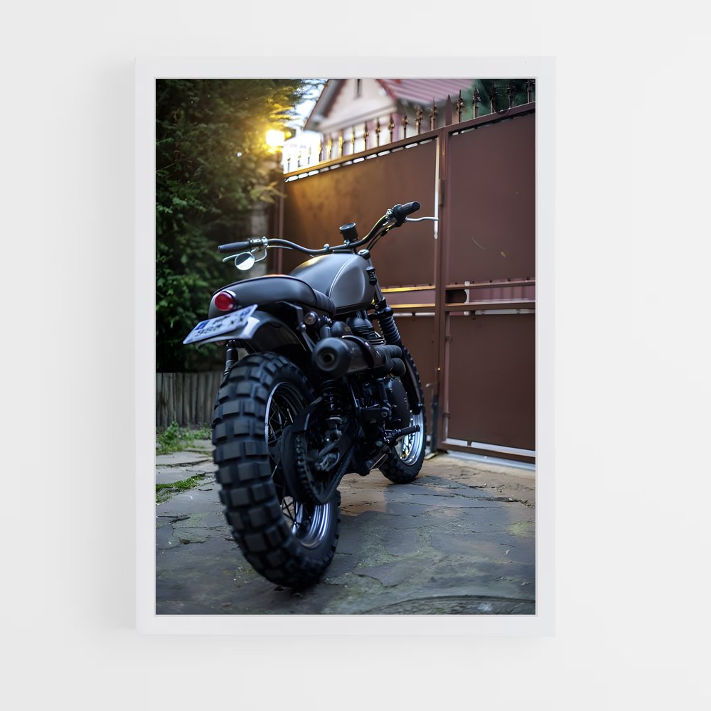 Poster Scrambler de rue éclatant – affiche Triumph (vue 3)